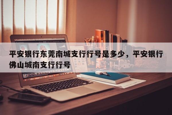 平安银行东莞南城支行行号是多少,平安银行佛山城南支行行号